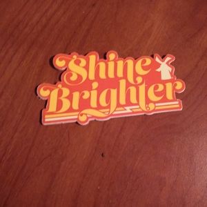 Dutch bros shine brighter sticker